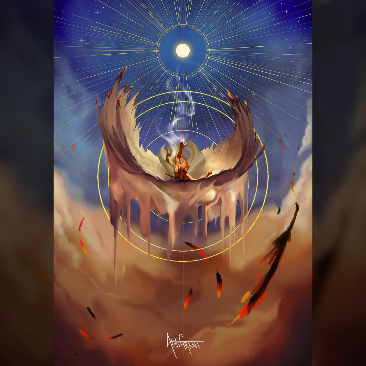 2024 Commission Fox monk Splash Art 2024 Commission Fox monk Splash Art